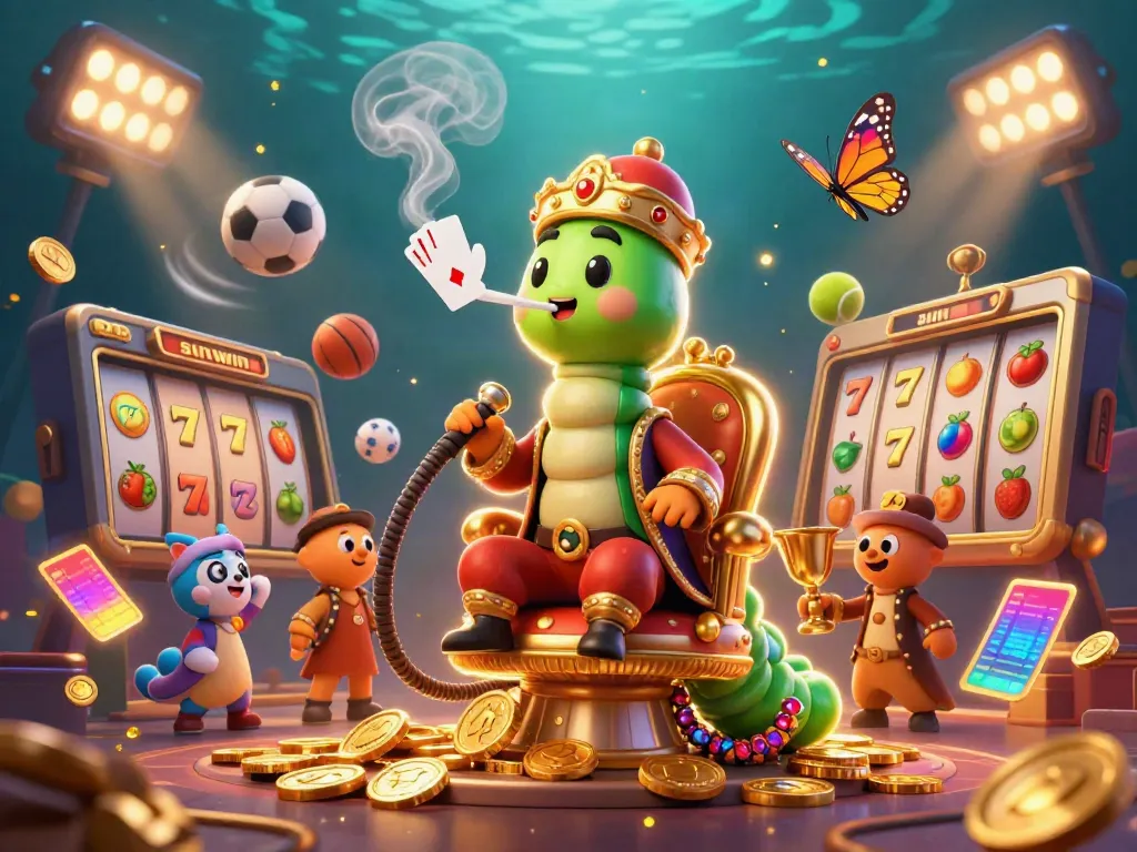 Experience thrilling sunwin casino gameplay with vibrant characters and dynamic slot elements.
