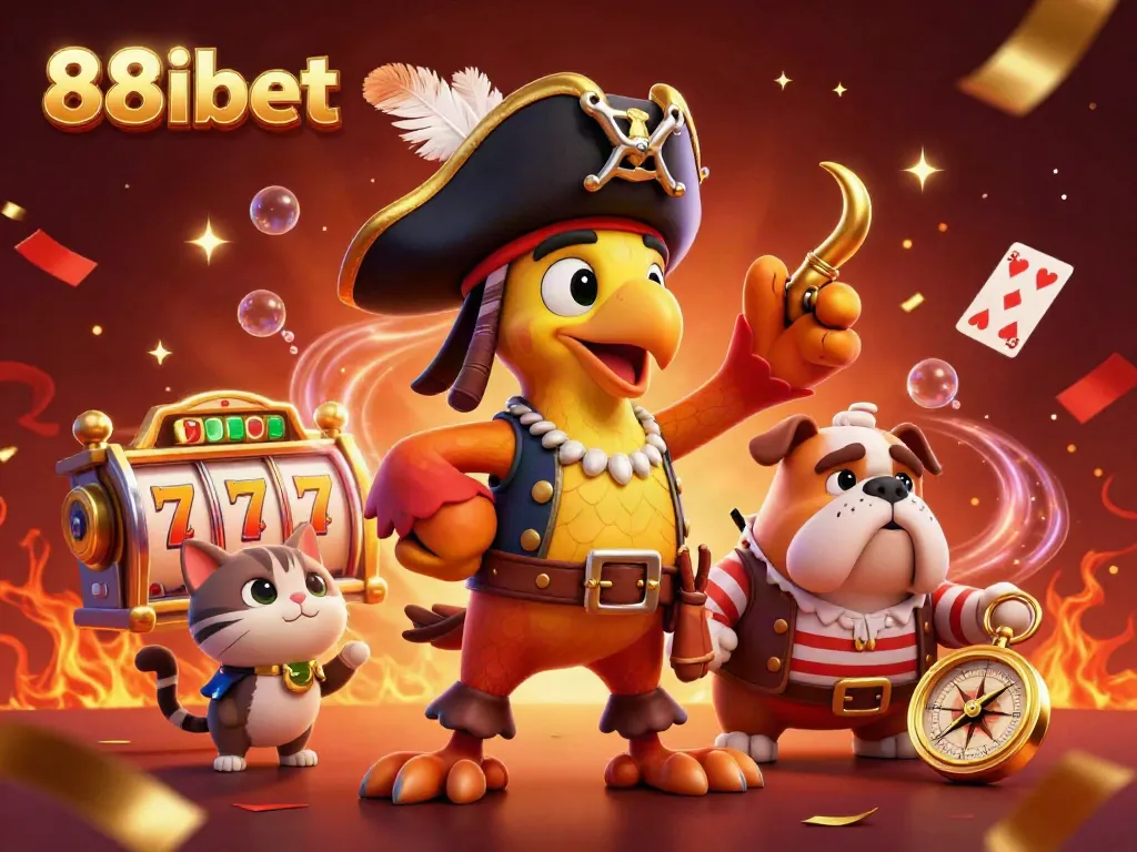 Experience thrilling adventures at 88ibet with vibrant casino scenes filled with exciting games.