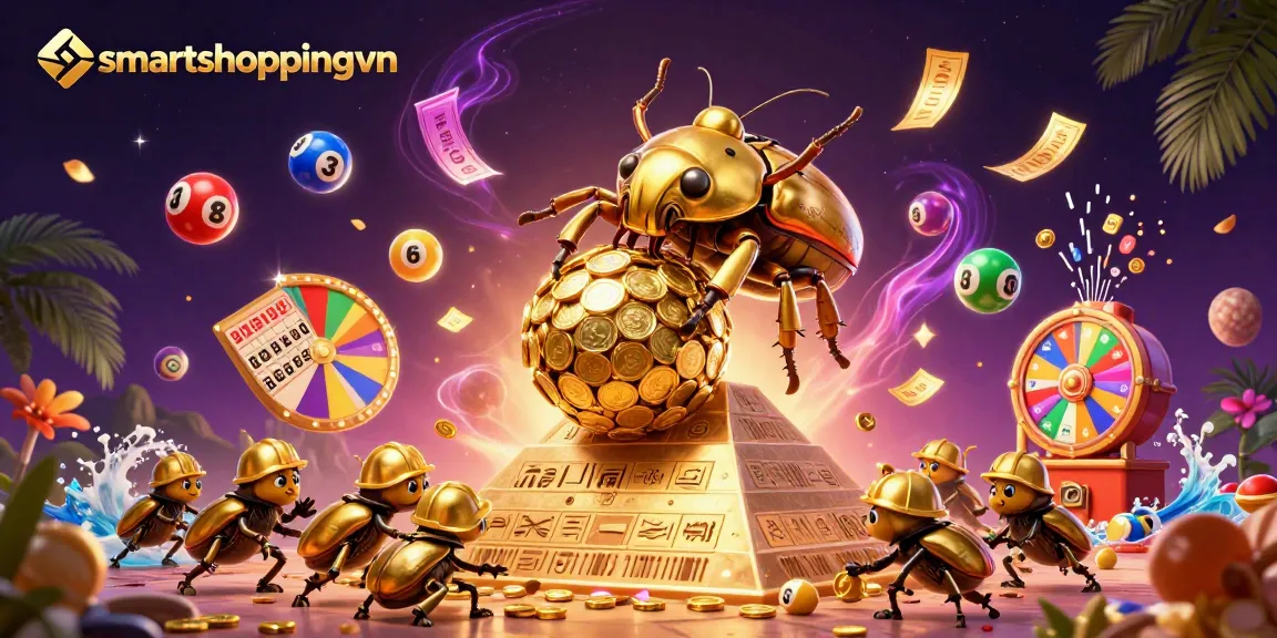 Join the excitement at smartshoppingvn with a vibrant casino-themed 3D illustration showcasing winning moments and dynamic gameplay.