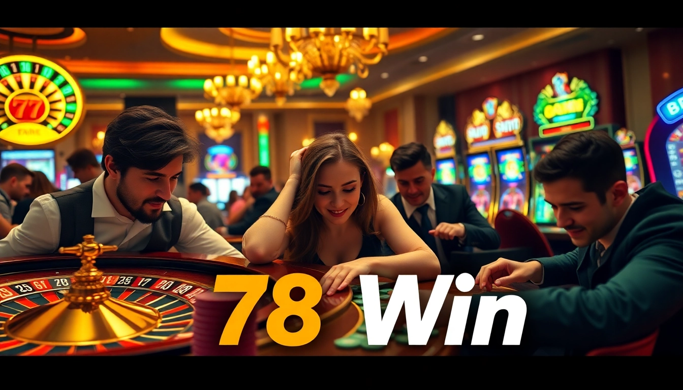 Engage in thrilling online games at 78Win with vibrant casino visuals and high-stakes excitement.