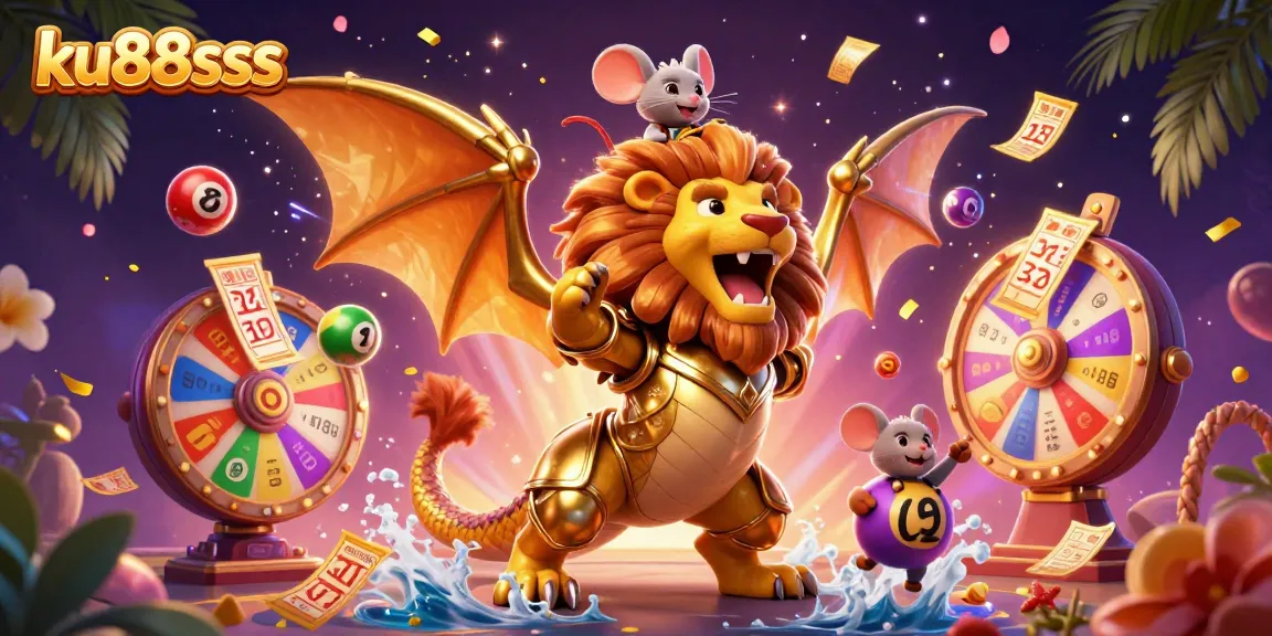 Experience thrilling wins with ku88sss in a vibrant casino scene filled with colorful games and dynamic elements.