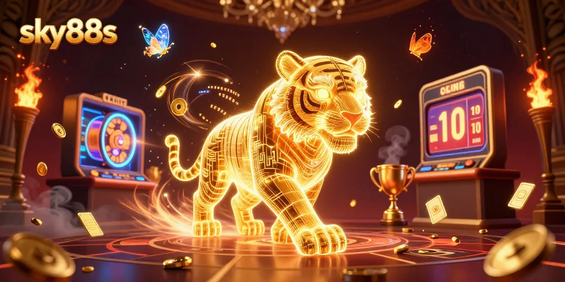 Explore exciting wins at sky88s with a vibrant digital casino featuring slots and sports elements.
