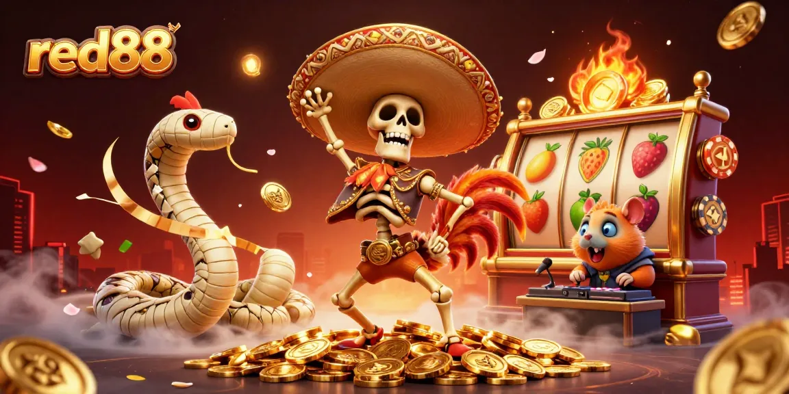red88 - Celebrate wins at a dynamic online casino with vibrant characters and exciting slots